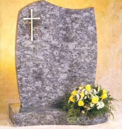 Giallo Veneziano granite tombstone