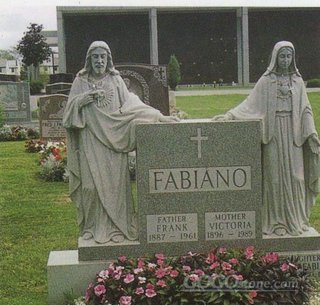 Elegant European style headstone