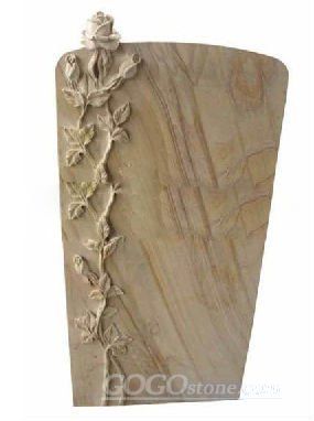 Ivory India Granite Headstone