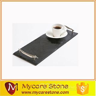 Slate Stoneware dinner plate, Food Serving plates for Party&Weddings