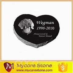 Shanxi Black Granite animal funeral tombstone for memorial pets