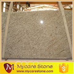 Natural Polished Giallo Ornamental Granite Slab for sale