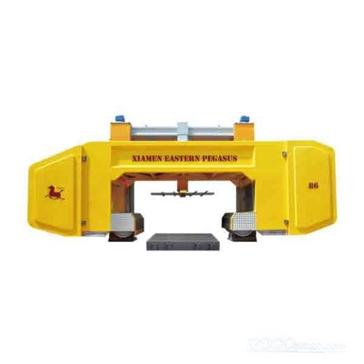 Diamond multi-wire saw block cutting machine