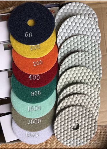 dry polishing pads
