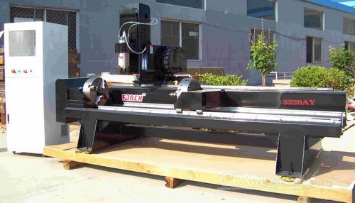 Rotary Stone/ marble/ granite CNC carving machine