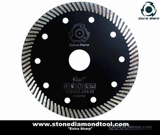 Turbo dry cutting blades