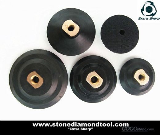 Rubber Stone Backing Pad