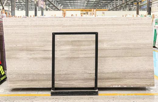 White Wooden Marble Slab