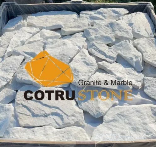 White Quartz Random Cladding Stone