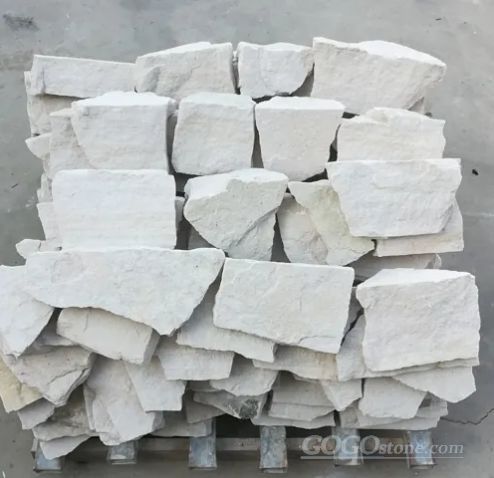 White Sandstone Random Cladding Corner