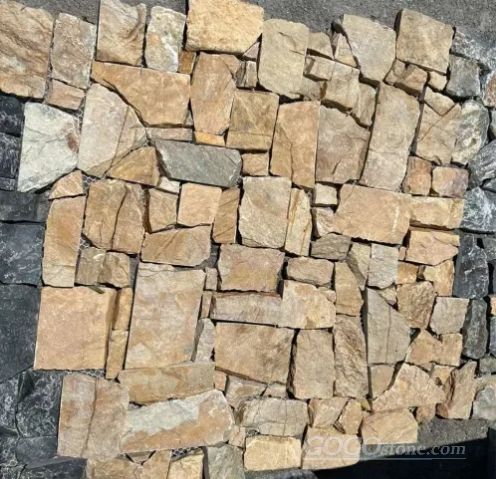 Natural Yello Slate Crazy Stone