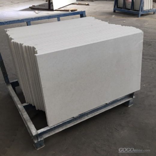 White quartz tiles