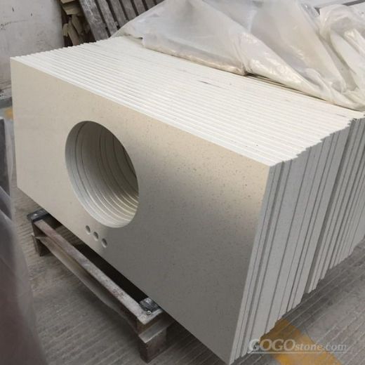 Quartz stone vanity tops
