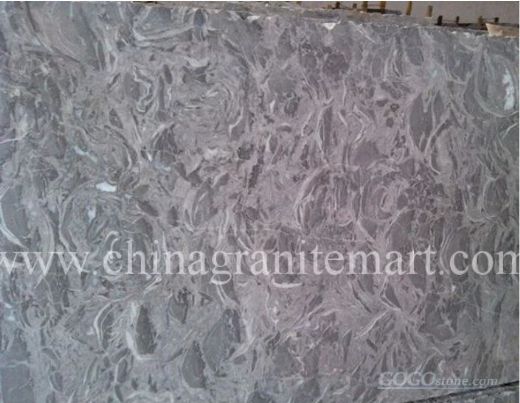 King Flower Grey Marble