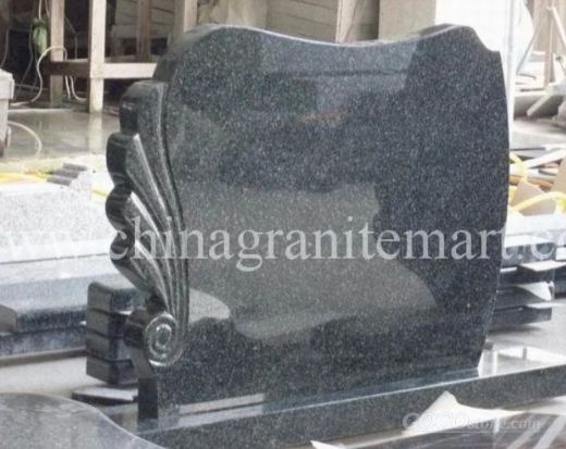 Grey Granite Headstone Tombstone & Monument