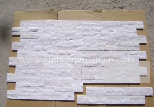 White Quartzite Tiles Cultural stone, Wall Cladding stone