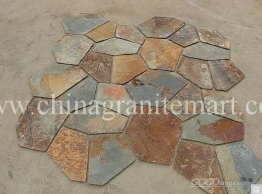 Natual Rusty Slate Tiles, Rusty Pavers