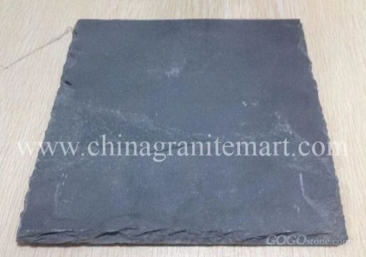 Natural Black Slate Tiles, Pavers, Roofing