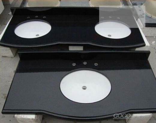 China pure black Countertops, Stone Tops