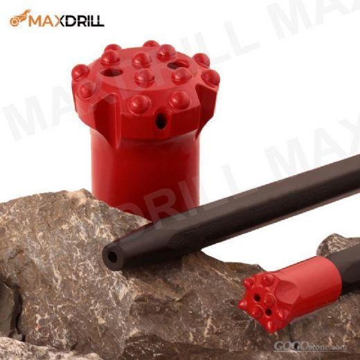 High Performance 32mm, 34mm, 36mm, 38mm - 7 / 11 / 12 Degree Tapered Rock Drill Button Bit with 7 Ca