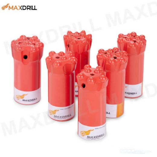 Maxdrill T38 76mm flat face standard skirt Rock Drilling Tools Threaded Button Bits