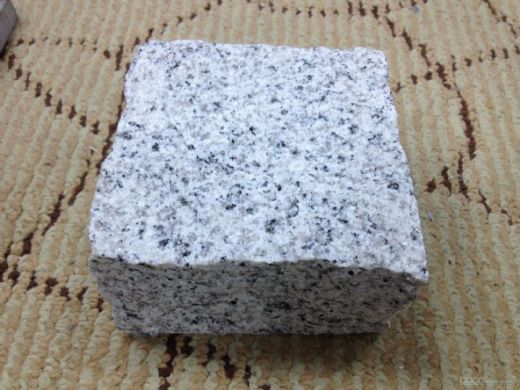 Light Grey granite cubes