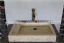 beige travetine rectangle vessel sinks stone wash basin