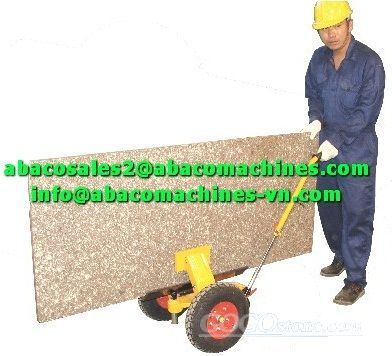 MARBLE GRANITE STONE SLAB LOCKING DOLLIES TROLLEY