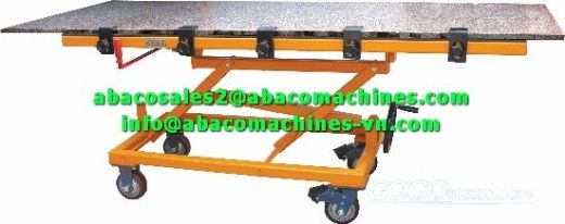 MARBLE GRANITE STONE SLAB PROCESSING WORKING TABLE