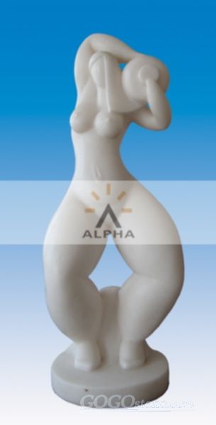 abstract marble sculpture