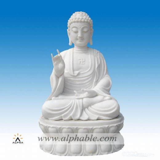 Marble Buddha statue