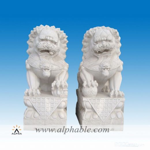 Marble Chinese lions