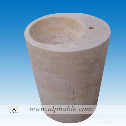 Travertine bathroom sink SK-003