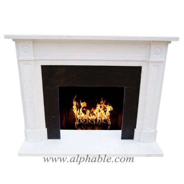 English fireplace mantel