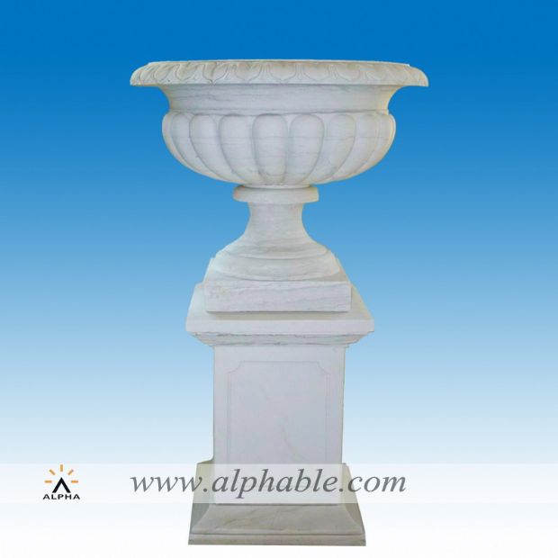 Marble flower pot