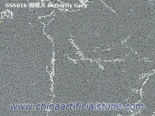 Grey Carrara Grey With White Veins Quartz Slabs