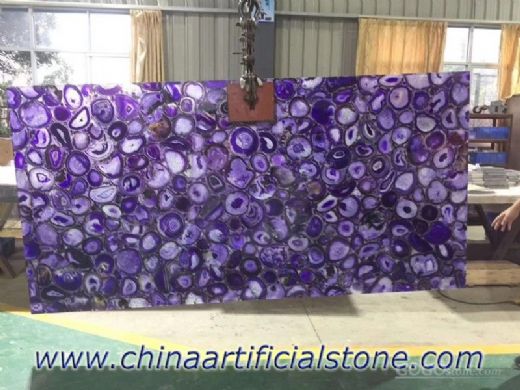 Backlit Agate Semi Precious Stone Slabs