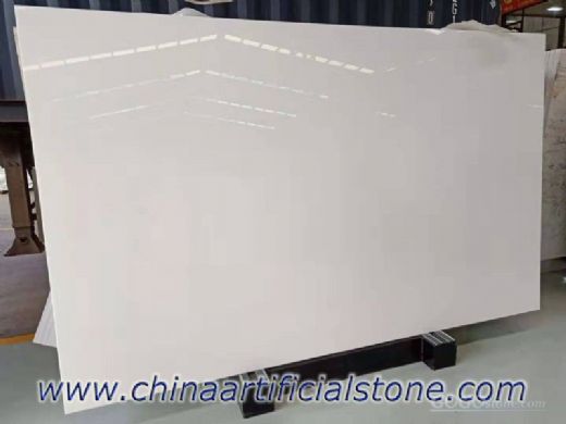 Pure White Nano Glass Granite Stone Slabs