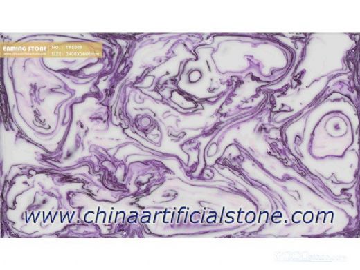 Backlit Purble Artificial Onyx