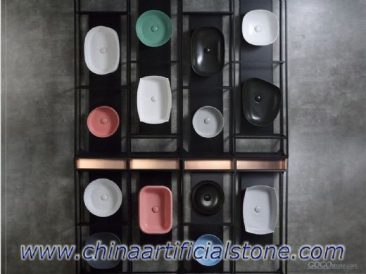 Modern Ceramic Counter and Semi Counter Wash Basins