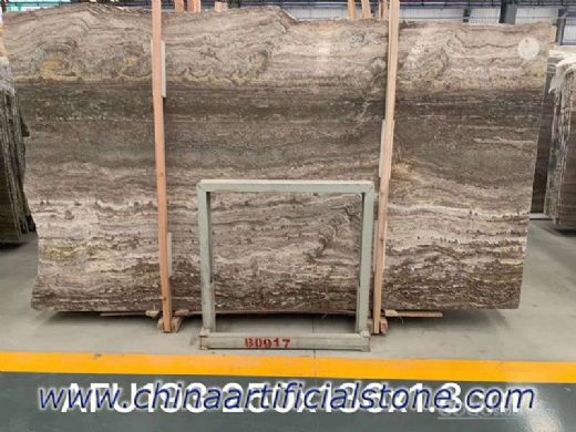 Silver Travertine Slabs Iran