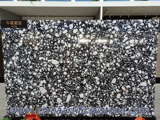 China Agglomerated Stone Resin Marble Slabs