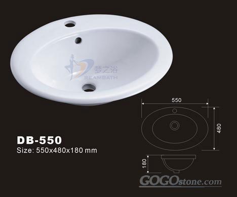 To Sell Bowl Drop In Sink,Ceramic Drop In Sink,Drop In Lavatory Sink