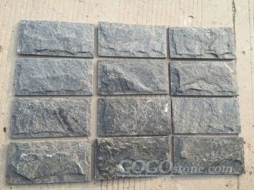 Black Quartzite Mushroom Stones