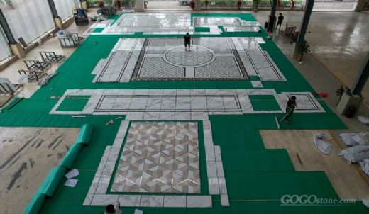 Calacatta White marble project