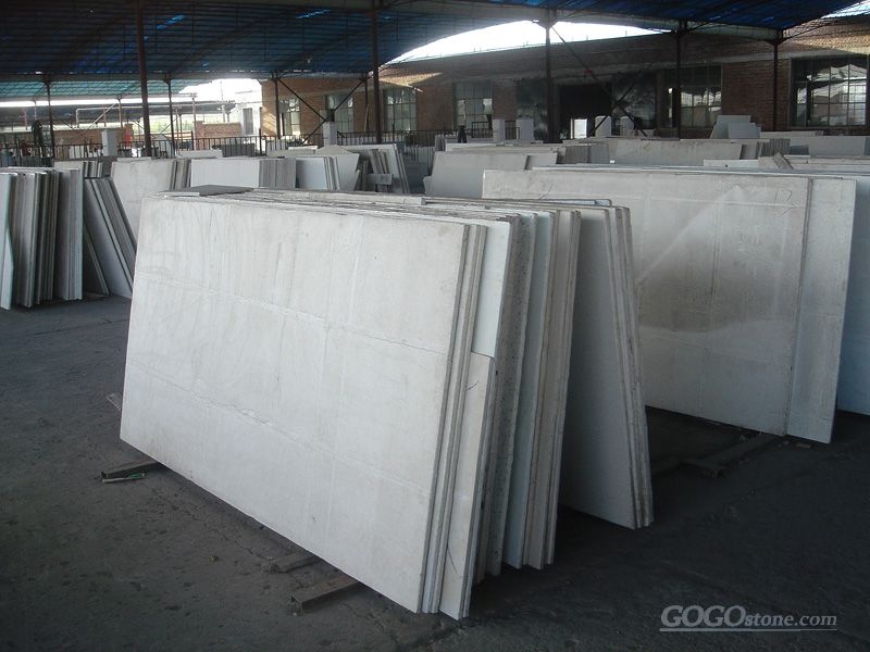 To Sell Pure white crystallized glass panel