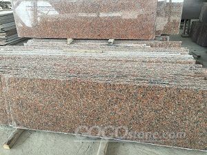 Maple red granite G562 tiles for exterior caldding wall