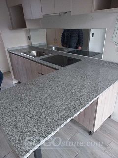 grey granite countertop
