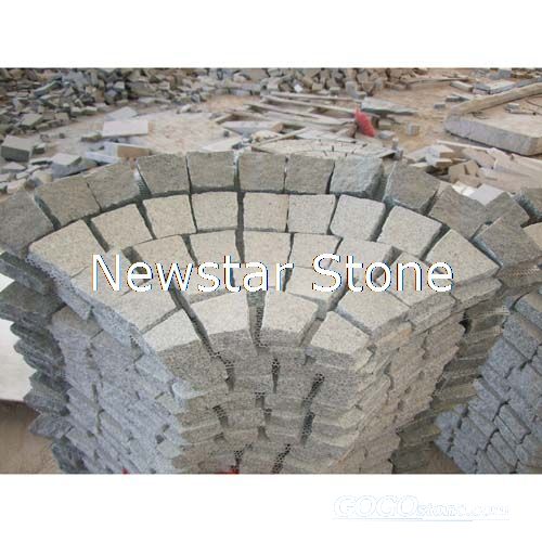 grey granite cobblestone (G603 cobble stone), yellow granite cobblestone (G682 cobble stone)