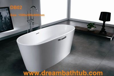Stone resin bathtub